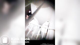 Slim Latina Takes a Dump