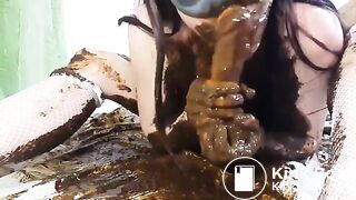 Completely Covered Nasty Shit Whore