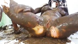 Completely Covered Nasty Shit Whore