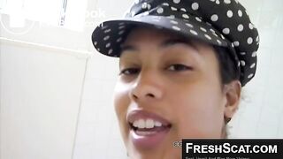 Cute girl denver pooping