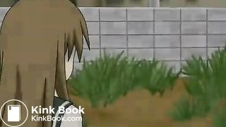 Anime girl poops her panties