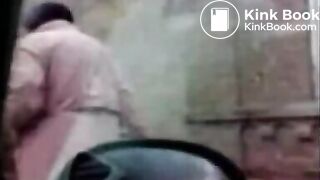 BBW granny takes a runny shit in public