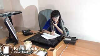 secretary makes use of a slave