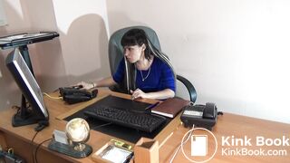 secretary makes use of a slave