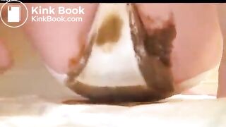 Big Girl Makes SLOPPY mess in her panties!