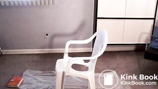 Amber Pooping On Modified Toilet Chair