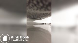 Diarrhea on restaurant spycam (turd visible)