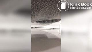 Diarrhea on restaurant spycam (turd visible)