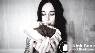 Sexy Betty eats shit