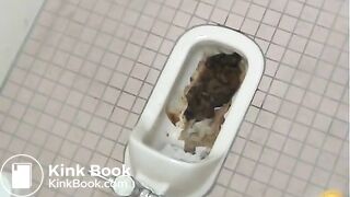 Japanese poop over a shitty toilet