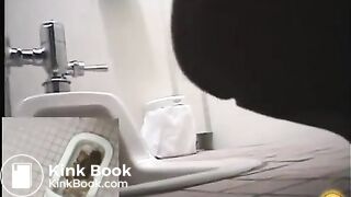 Japanese poop over a shitty toilet