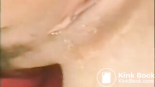 Dirty wife shitting on husbands mouth