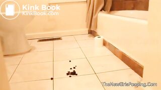 Hot Dirty Girl - Doggy Style Shitting