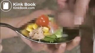 Savoring food with cum