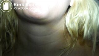 Blonde slut solo scat masturbation smearing and eating shit