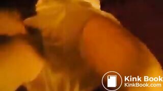 Readymade gets her diaper squished and changed