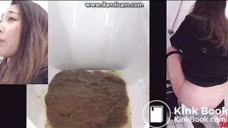 Asian girl has diarrhea