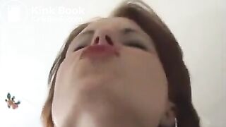 Poo pusher through throat