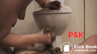 real shit couple nasty jerk and suck