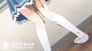 Anime girl diarrhea in panty