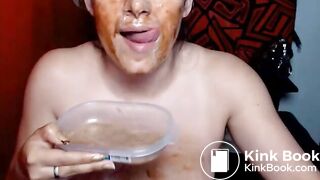 scat and puke with dirty mature 1