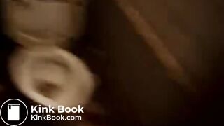 Students eating scat from public toilet