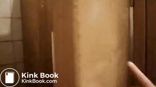 Students eating scat from public toilet