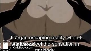 Tied up hentai girl enema