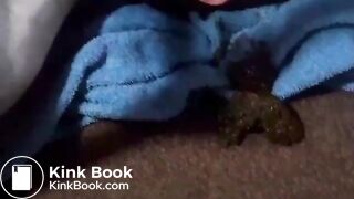 On His Face