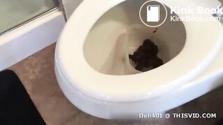 Massive dump in toilet 3.