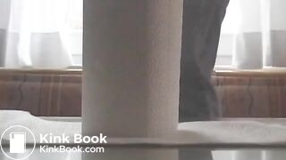 Girl Creates a Large Pile