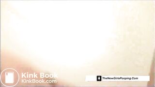 Logan shitting in toliet