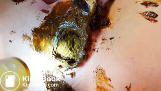 AC Stuffing Her Cunt With Shit