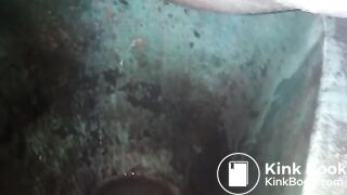 indonesian village woman poop