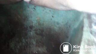 indonesian village woman poop