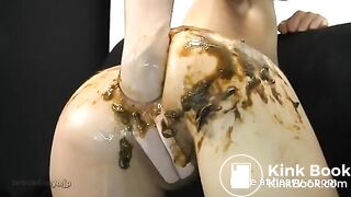 Hot asian dirty anal fisting masturbation