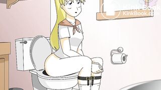 tiny in the toilet