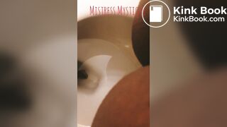 Caribbean cutie clogs the crapper!