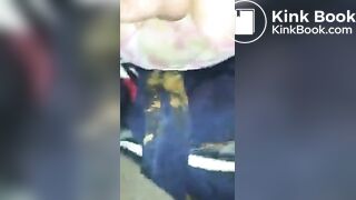 Drunk girl shit her pants