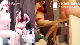 Guy eating shit from 2 lovely girls