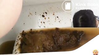 Japanese poop toilet