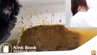 Japanese poop toilet