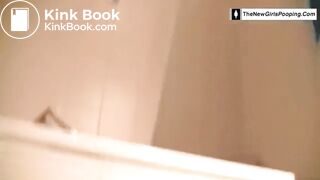 Girl poops big one