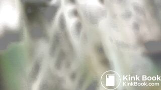 True female voyeur shit in the open