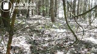 True female voyeur shit in the open