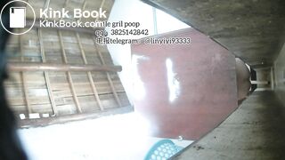 High-quality girls pooping in the toilet 9