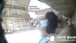 High-quality girls pooping in the toilet 9