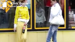 DGP - Jeany diapered in public with Sandra