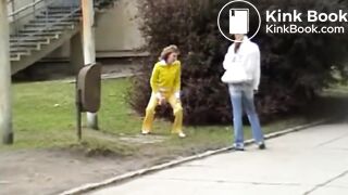 DGP - Jeany diapered in public with Sandra