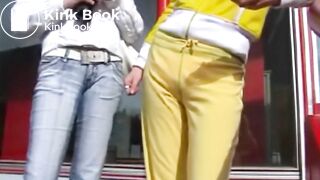 DGP - Jeany diapered in public with Sandra